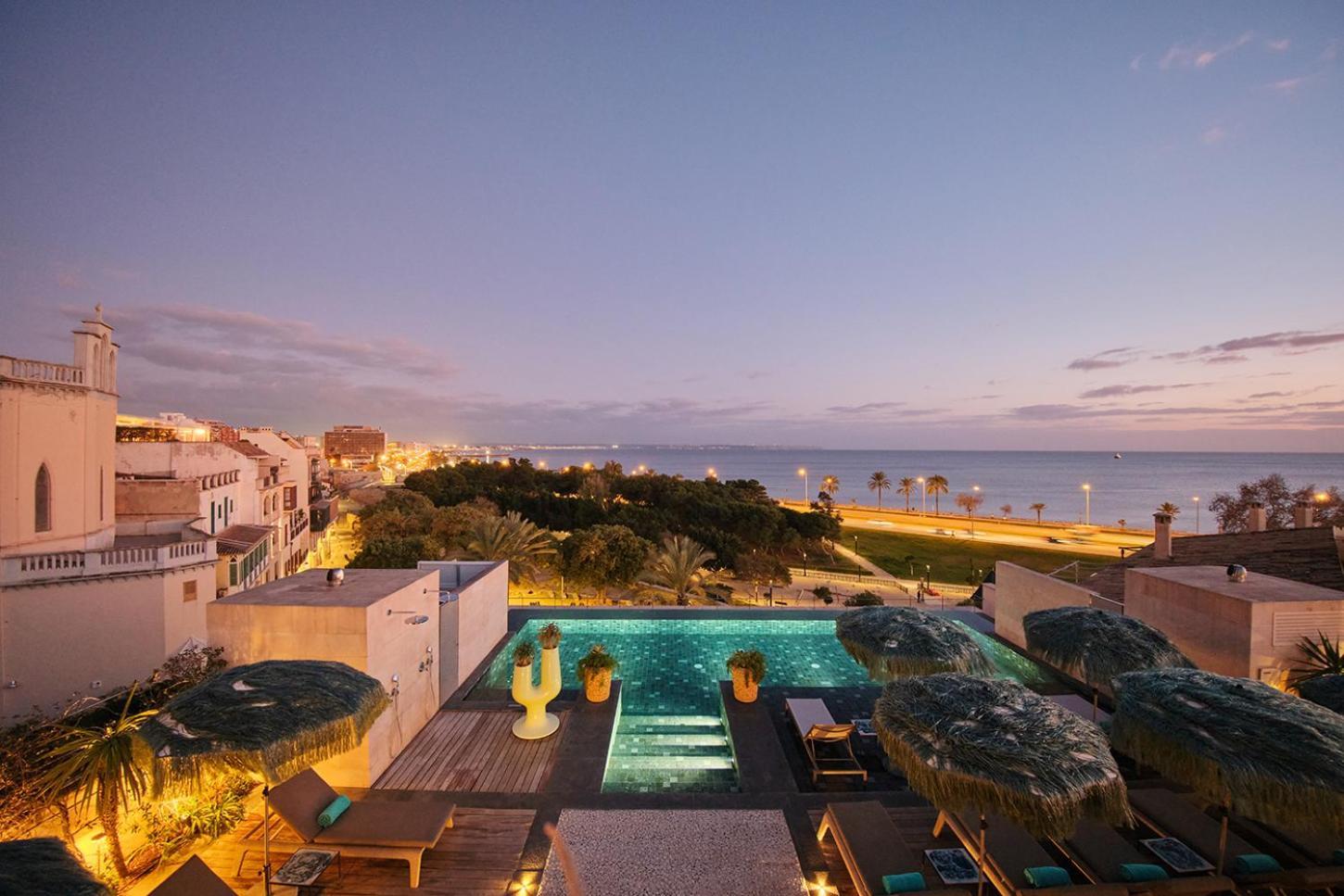 El Llorenc Parc De La Mar - Adults Only Пальма-де-Майорка Екстер'єр фото View of the sea from the hotel